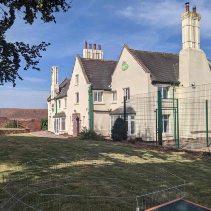 Rabbit hut and main building
